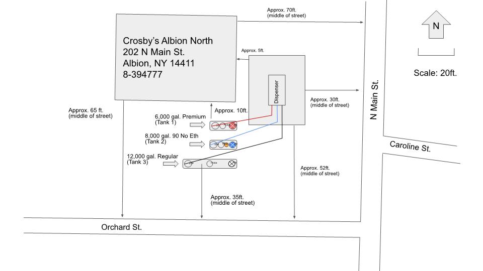 Crosby’s Locations Site Maps